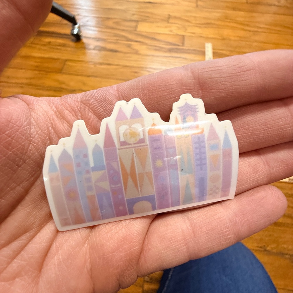 It’s a Small World Ride Pastel Sticker
